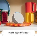 Eco pop | Altavoz Bluetooth Inteligente con Alexa Sonido Potente y Compacto | Verde azulado de medianoche