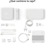 tado° Starter Kit – Termostato Inteligente Inalámbrico V3+ Base ad hoc incluida, Control Inteligente de Calefacción, Diseñado en Alemania, Compatible con Alexa, Siri y Google Assistant