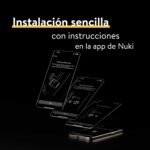 Nuki Smart Lock Pro con Bluetooth, WiFi y Matter, Fácil integración en Smart Home, Cerradura electrónica para bloqueo remoto, Instalación fácil y adaptable sin cambio de cilindro