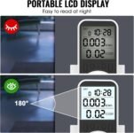Medidor de consumo eléctrico 3680W/16A Medidor de consumo eléctrico con pantalla LCD 7 modos de monitoreo Protección contra sobrecarga para refrigerador Lavadora TV