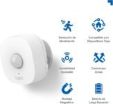 Tapo TP-Link T100 – Detector de Movimiento WiFi, Amplia Cobertura, Sensor de Alarma Antirrobo, Rotación 120°, Montaje Magnético, Control por App, Requiere Hub