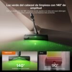 roborock H60 Hub Ultra Aspirador Inalámbrico con Base de Vaciado Automático, Succión 210 AW, Autonomía 90 min, Cepillo Antienredos, Detección LED 140°, Accesorios Multisuperficie