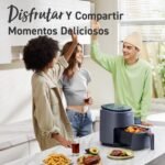 Cosori Smart Air Fryer 75-230°C, Freidora de aire con 7 programas, Pantalla táctil digital, 30 recetas APP, Freidora sin aceite 3,8L Apta para lavavajillas, Exclusivo de Amazon, 1500W
