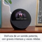 Nuevo Amazon Echo Spot (modelo 2024) | Reloj despertador inteligente con sonido de calidad y Alexa | Blanco