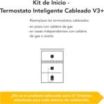 tado° Termostato Inteligente con Cable – Kit de Inicio V3+, Control Inteligente de Calefacción, Fácil Instalación, Diseñado en Alemania, Compatible con Amazon Alexa, Siri y Google Assistant