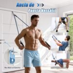 Barra de Pilates, ALongSong Barra Pilates Hecha de Hierro con 4/6 Bandas Elásticas de Resistencia de 20-180LBS / 30-240LBS / 50-360LBS, Fitness en Casa para Mujer