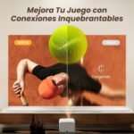 YABER Proyector Portátil 4K Full HD 1080P Nativo con Sonido JBL y Enfoque Automático 1s, WiFi 6 Bluetooth, para Cine en Casa/Exterior Compatible con Móvil/iOS/Android/TV Stick/PS5/HDMI