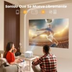 YABER Proyector Portátil 4K Full HD 1080P Nativo con Sonido JBL y Enfoque Automático 1s, WiFi 6 Bluetooth, para Cine en Casa/Exterior Compatible con Móvil/iOS/Android/TV Stick/PS5/HDMI