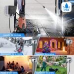 Enchufe impermeable para exteriores, enchufe impermeable IP66 con interruptor, conector de cable y tapa abatible, para cocina, baño, garaje, piscina y jardín