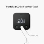 tado° Wireless Thermostat X: Kit de Inicio con Termostato Ambiental, Bridge X y Soporte, Control vía App y Altavoz Inteligente (Alexa, Siri, Google Assistant)