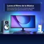 Tapo L900-5 – Tira LED Wi-Fi 5M 12V 16 Millones de Colores con 2100mcd, Apta para Familia, Sincronización con Música, Compatible con Google y Alexa