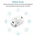 Interruptor Wifi, Interruptor Inteligente WiFi, Interruptor Inteligente de Luz Alexa, Interruptores Inteligentes Compatibles con Alexa y Google Home, Control por App Tuya/Smart Life