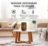 LEBENLANG Calefactor Cerámico y Silencioso 2000W – Control Inteligente por App y WiFi – Ahorro Energético I Calentador Radiador Eléctrico Bajo Consumo Calefactor Eléctrico Bajo Consumo