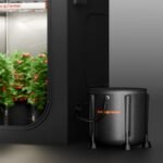 Kit de sistema de riego por goteo automático con cubo de 13 galones, bomba de agua de 25 W, sensor de nivel bajo, sistema de riego interior