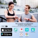 Báscula de Baño Inteligente con 8 Electrodos, Báscula de Bioimpedancia de Precisión, Báscula de Baño Digital, 18 Medidas Esenciales, para Andriod e iOS