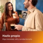 Philips Cafetera Superautomática Serie 5400 – Sistema de Leche LatteGo, 12 Variedades de Café, Pantalla Intuitiva, 4 Perfiles de Usuario, Cromo (EP5447/90)