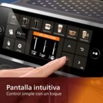 Philips Cafetera Superautomática Serie 5400 – Sistema de Leche LatteGo, 12 Variedades de Café, Pantalla Intuitiva, 4 Perfiles de Usuario, Cromo (EP5447/90)