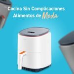 Cosori Freidora de Aire, Inteligente, Sin Aceite, 3,8L, 75-230°C, 1500W, con Recetas APP, 7 Programas, Freidora de Aire Saludable para 1-3 Personas, Apta para Lavavajillas, Blanca