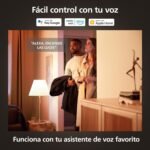 Philips Hue – Bombilla LED Inteligente, GU10, Luz Blanca Cálida a Fría, 4,2W 400 Lúmenes, Compatible con Alexa y Google Home – Pack de 3 Bombillas LED Inteligentes
