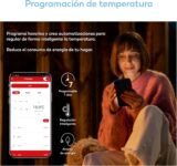 Garza Smart – Termostato Inteligente Wifi Inalámbrico para Caldera y Calefacción, Programable, Pantalla Táctil, Wifi 2.4GHz, Control Remoto por App y Voz Alexa/Google, Negro