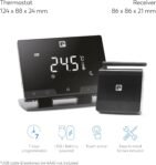 Garza Smart – Termostato Inteligente Wifi Inalámbrico para Caldera y Calefacción, Programable, Pantalla Táctil, Wifi 2.4GHz, Control Remoto por App y Voz Alexa/Google, Negro