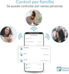 Garza Smart – Termostato Inteligente Wifi Inalámbrico para Caldera y Calefacción, Programable, Pantalla Táctil, Wifi 2.4GHz, Control Remoto por App y Voz Alexa/Google, Negro