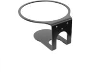 Soporte de pared de metal para HomePod 2023 de 2.ª generación/1.ª generación, soporte de ahorro de espacio compatible con HomePod 2.ª/1.ª con gestión de cables (negro)