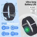 127+Ejercicio Fitness Tracker Actividad, IP68 Pulsera Inteligente D’activité, Actividad Fitness Tracker Hombre Mujer, Monitoreo de presión arterial 24/7, SpO2, Frecuencia, Sueño, Estrés, Salud