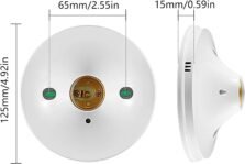 Base de lámpara E27 para bombillas LED, fácil instalación, adaptadores de luz inteligentes, portalámparas controlado por voz