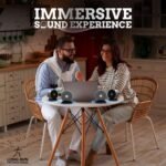 Juego de altavoces Bluetooth: estéreo inalámbrico, emparejamiento dual, portátil, sistema TWS con graves grandes y ricos, Hi-Fi multisala, uso en interiores y exteriores, hogar,