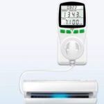 Retoo Medidor de Consumo Eléctrico 3600W, Medidor de Consumo Eléctrico para Enchufe, Medidor de Potencia Enchufe con Pantalla LCD, Medidor de Potencia, Protección contra Sobrecarga