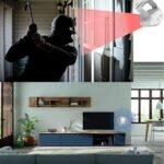 Aktivstar Sensor de Movimiento con Alarma Sonora para Entradas/Sensor de Movimiento para Hogar y Comercio, Timbre Inalámbrico, Alarma de Seguridad, Detector de Presencia Portátil, (Blanco)