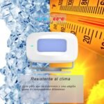 Aktivstar Sensor de Movimiento con Alarma Sonora para Entradas/Sensor de Movimiento para Hogar y Comercio, Timbre Inalámbrico, Alarma de Seguridad, Detector de Presencia Portátil, (Blanco)