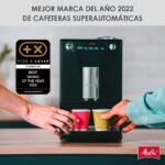 Melitta Solo E950-101, Cafetera Superautomática con Molinillo, 15 Barras, Café Espresso en Grano, Limpieza Automática, Personalizable, Negra