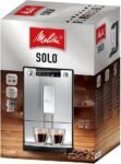 Melitta Solo E950-101, Cafetera Superautomática con Molinillo, 15 Barras, Café Espresso en Grano, Limpieza Automática, Personalizable, Negra