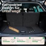 Cepillo de madera de 4 piezas con cerdas roscadas y mango roscado, cepillo de fregar PPN, ideal para limpiar balcones, terrazas, jardines, interiores y exteriores