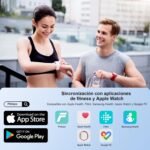 Báscula de Grasa Corporal Báscula de Baño Báscula Inteligente Monitor de Composición Corporal, 18 Medidas Esenciales, Pantalla LED, Diseño de Esquina Redonda, para Andriod e iOS, 180kg…