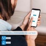 Nivian Bluetooth Smart Lock, Apertura remota sin llave, Creación temporal de llave virtual, Función de cierre automático, Fácil instalación (NV-SMARTLOCK)