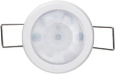 Sensor PIR de Techo, Cuerpo Blanco, Detección de Movimiento, Ideal para Automatización de Iluminación y Control de Seguridad Interior.