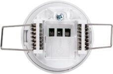 Sensor PIR de Techo, Cuerpo Blanco, Detección de Movimiento, Ideal para Automatización de Iluminación y Control de Seguridad Interior.