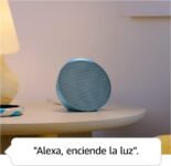 Eco pop | Altavoz Bluetooth Inteligente con Alexa Sonido Potente y Compacto | Flor de lavanda