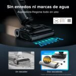 roborock F25 Ace Combo Fregona Húmeda y Seca, 5 en 1, Inalámbrica, 20.000 Pa, Autolimpieza a 90°C y Secado Rápido, Ruedas Asistidas, Autonomía 60 min, WiFi, Diseño Plano 180°