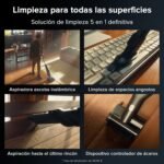 roborock F25 Ace Combo Fregona Húmeda y Seca, 5 en 1, Inalámbrica, 20.000 Pa, Autolimpieza a 90°C y Secado Rápido, Ruedas Asistidas, Autonomía 60 min, WiFi, Diseño Plano 180°