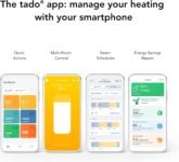 tado° V3+ Kit de inicio de termostato inteligente inalámbrico con control de agua caliente, funciona con Alexa, Siri y Google Assistant – Versión mejorada Instalación más sencilla