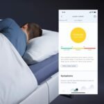 Withings Sleep Analyzer – Dispositivo de monitoreo del sueño clínicamente probado debajo del colchón – Detecta la apnea del sueño y analiza los ciclos del sueño
