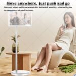 TV Portátil Inteligente de 32 Pulgadas con Ruedas, Tablet con Ruedas y Pantalla Táctil, Streaming Inalámbrico, Funcionamiento Android 12, 6 Horas de Batería 6+64G