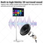 TV Portátil Inteligente de 32 Pulgadas con Ruedas, Tablet con Ruedas y Pantalla Táctil, Streaming Inalámbrico, Funcionamiento Android 12, 6 Horas de Batería 6+64G