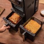 Cecotec Freidora de aire Cecofry DuoLevel 10000 10L con cubos superpuestos, 2400W, cubos de 5L, control táctil, 6 programas preconfigurados para una cocción rápida y saludable