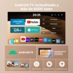 Proyector 【Aplicación incorporada】 1080P Compatible con WiFi 6