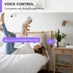 ANTELA Regleta Inteligente WiFi 3680W/16A, 4 Tomas + 2 USB A+2 USB C (Carga Rápida), Monitorización de Consumo, Horarios y Temporizadores, Compatible con Alexa y Google Home, Wifi 2.4 Ghz